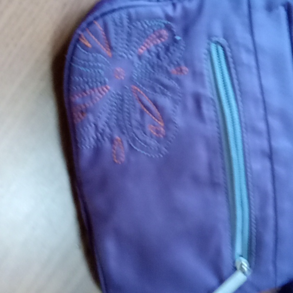 Purple flower bag